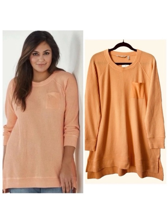 Soft Surroundings Tops - Soft Surroundings Waffle Knit Blouse